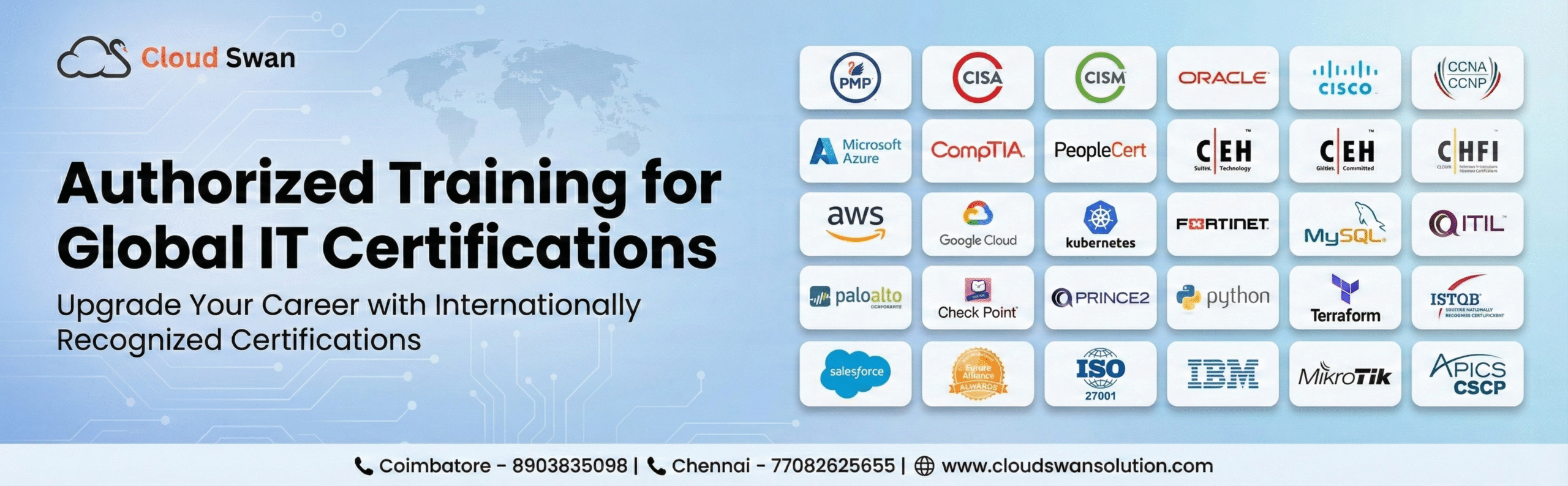 Global certification Banner